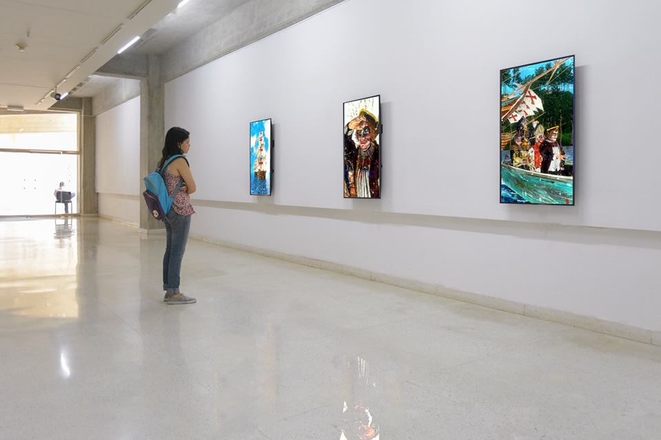 Installation view of Federico Solmi:&nbsp;Conterfeit Heros,&nbsp;at&nbsp;Museo de Arte Contempor&aacute;neo del Zulia