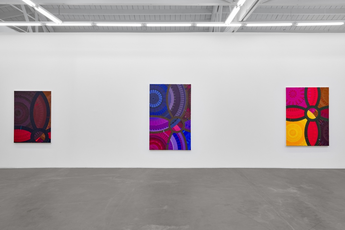 Installation view of JUNE EDMONDS: Meditations on African Resilience, on view February 24 - April 13, 2024