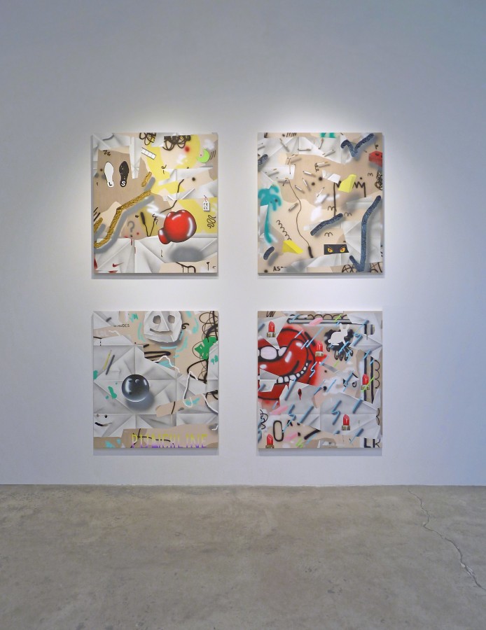 Installation View of Josh Reames: #PAINTING