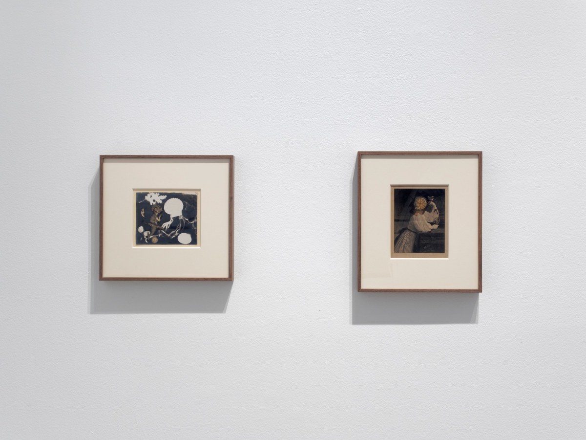 Installation view of Something Else: The Collages of Nathan Gluck