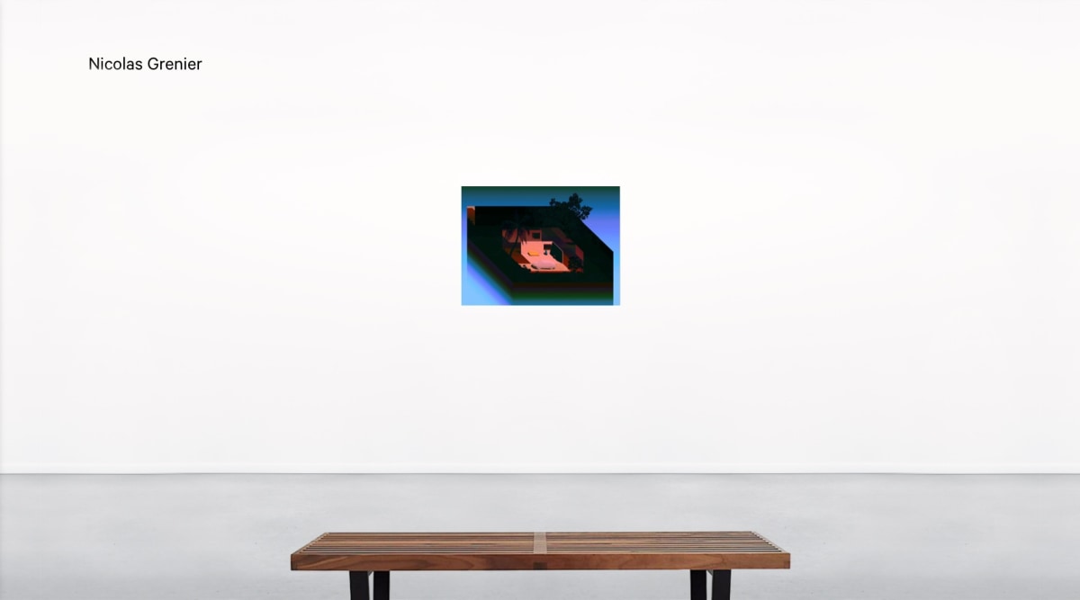 Installation view of Nicolas Grenier in Booth A8 at UNTITLED, ART Miami Beach Online Viewing Room