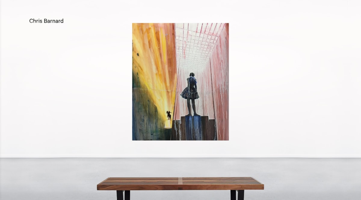 Installation view of Chris Barnard in Booth A8 at UNTITLED, ART Miami Beach Online Viewing Room