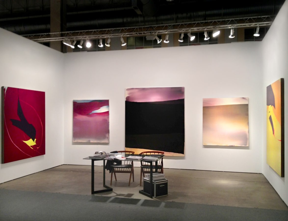 Installation View of Luis De Jesus Los Angeles at EXPO Chicago 2013 featuring Heather Gwen Martin and Mara De Luca