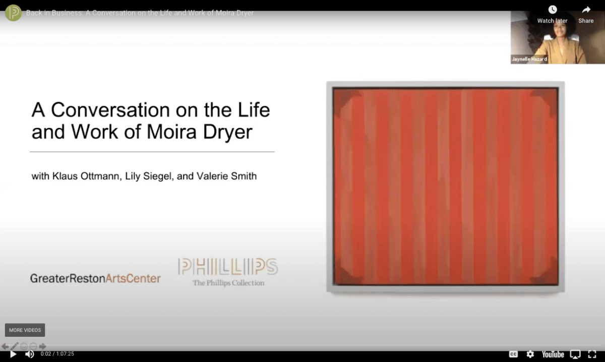 Back in Business: A Conversation on the Life and Work of Moira Dryer