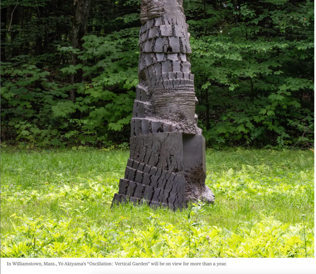 &quot;GROUND/WORK&quot; AT THE CLARK ART INSTITUTE FEATURED IN THE NEW YORK TIMES