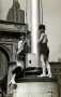 Andr&eacute; Kert&eacute;sz -  Three Boys on a Flag Pole, c. 1930s  | Bruce Silverstein Gallery