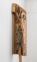 John Outterbridge &quot;Sacred Hymns &amp; Broken Tongues&quot; [detail], 1996  Wood and mixed media sculpture  74 1/2 x 14 1/2 x 12 1/4 inches