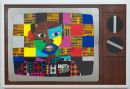 Derrick Adams &quot;Pilot #2&quot;, 2014 Mixed media collage on paper and mounted on archival museum board 48 x 72 inches