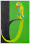 Antone K&ouml;nst  Parrot, 2019  Oil on canvas  68 x 46 inches