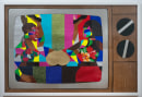 Derrick Adams &quot;Stunts and Shows&quot;, 2014 Mixed media collage on paper and mounted on archival museum board 48 x 72 inches