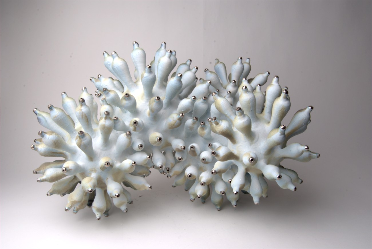 EVA ZETHRAEUS (Swedish, b.1971), Platinum Tipped Light Green Cluster, 2018