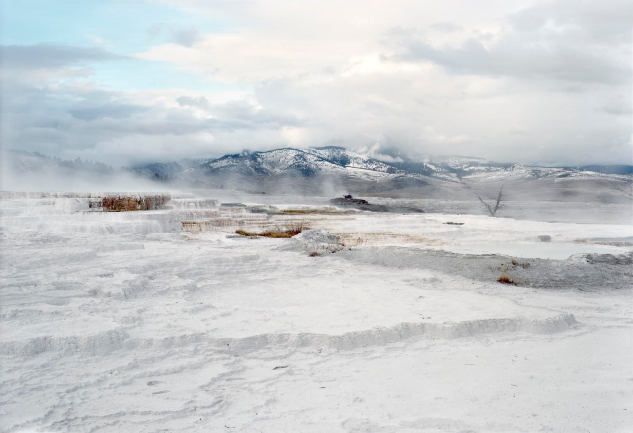 Victoria Sambunaris (American, b. 1964), Untitled (travertine), Yellowstone National Park, 2008