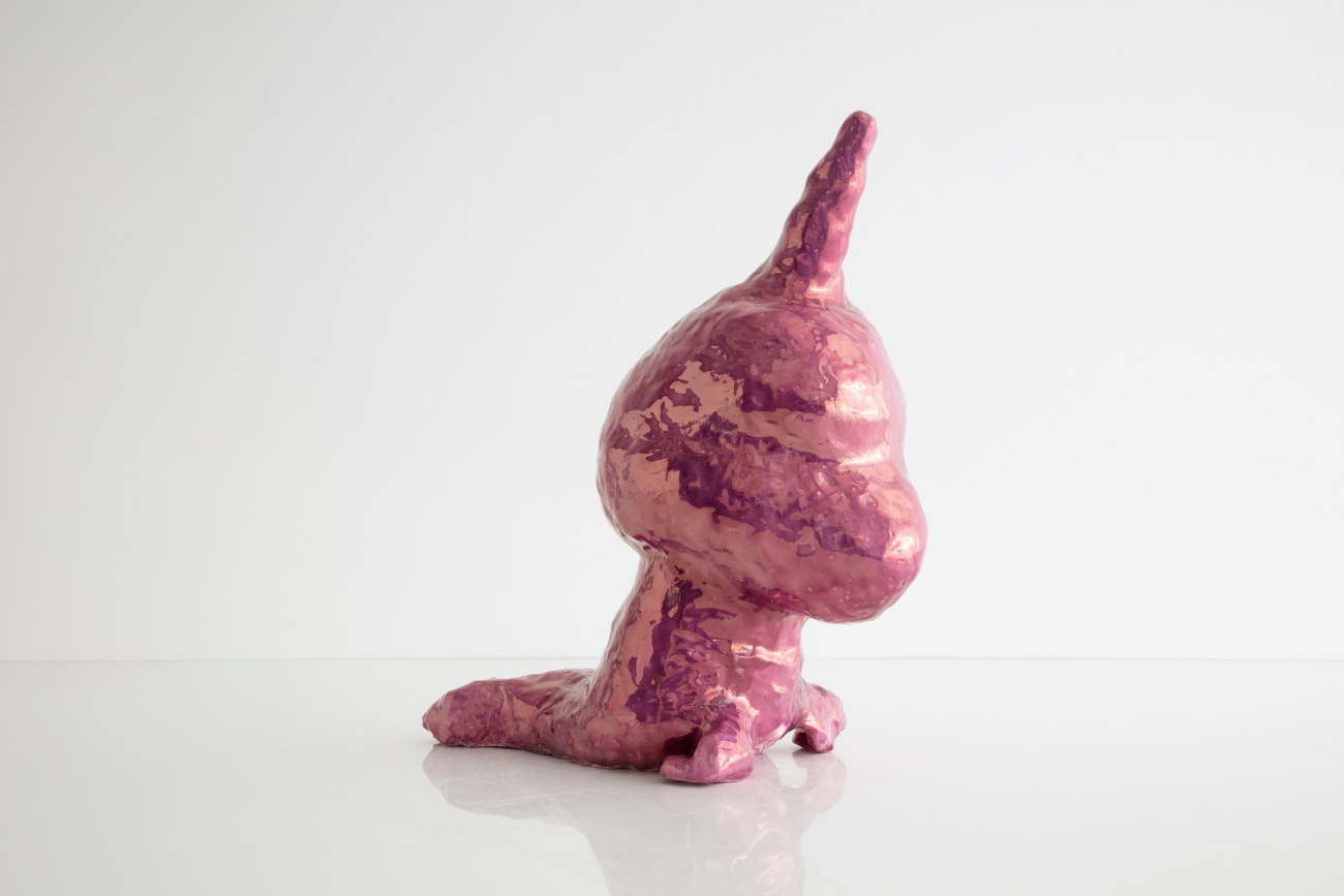 JASMIN ANOSCHKIN (Finnish, b.1980), Purple Rain Seal Pup Wannabe Unicorn, 2019
