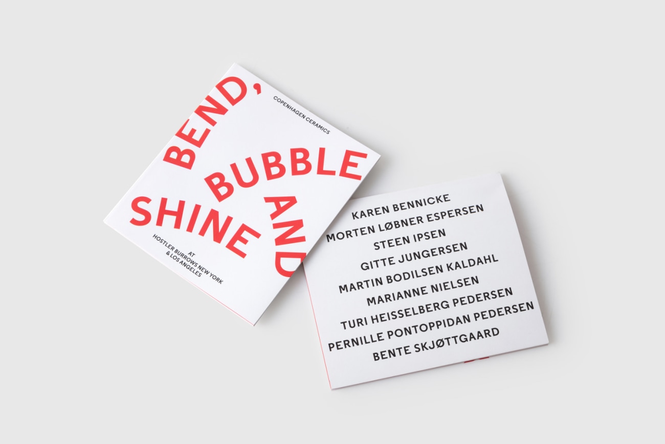 Bend, Bubble and Shine: Copenhagen Ceramics at Hostler Burrows