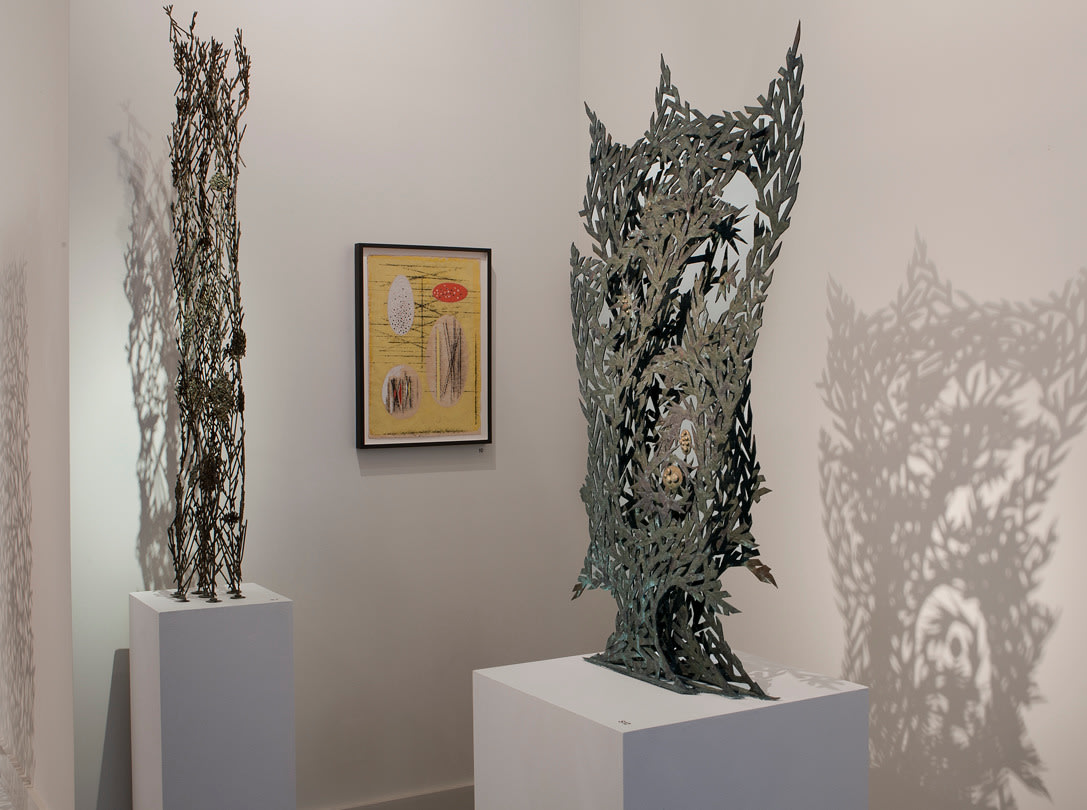 Installation view, Richard Filipowski, &quot;Beyond the Bauhaus&quot;, Hostler Burrows, 2013