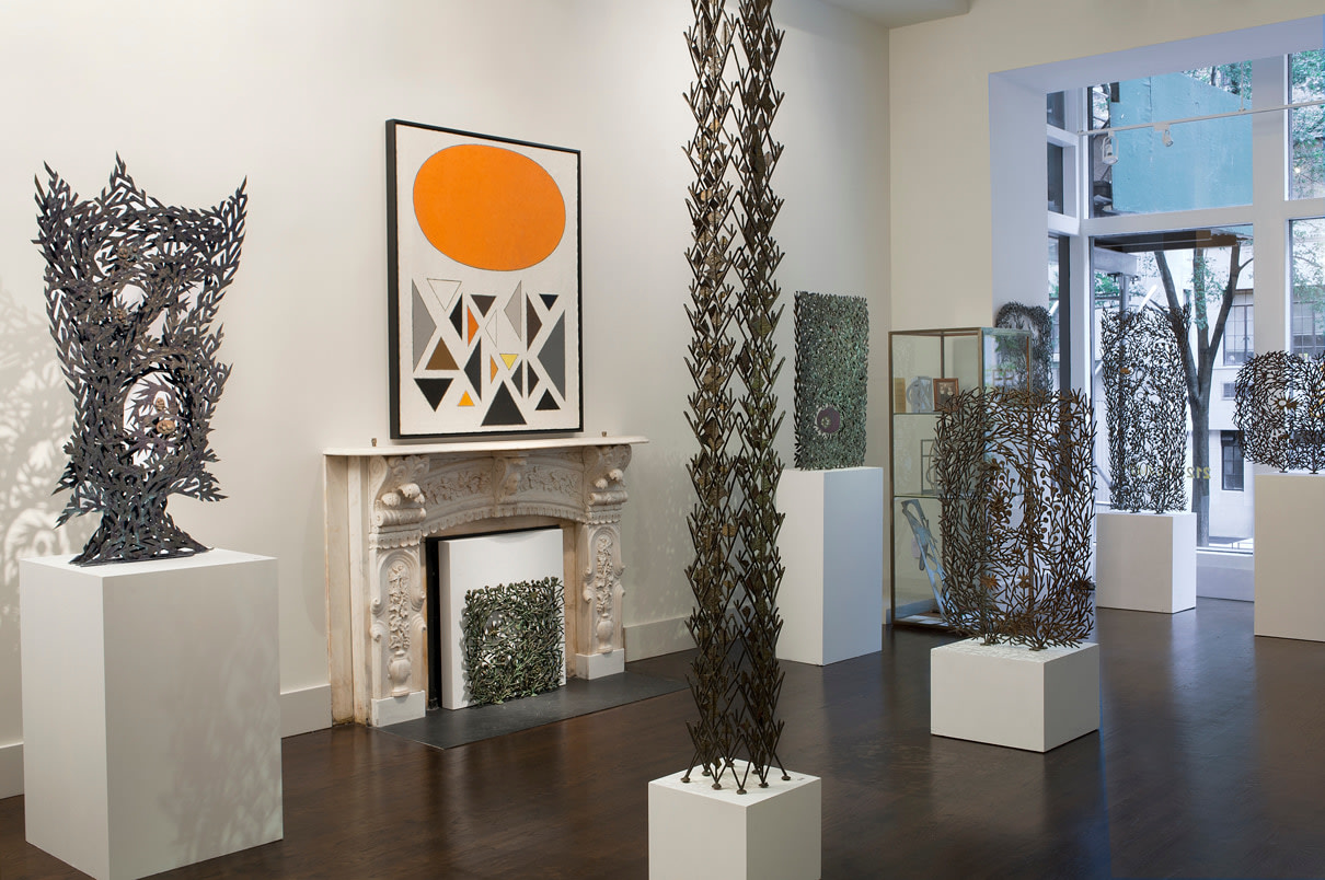 Installation view, Richard Filipowski, &quot;Beyond the Bauhaus&quot;, Hostler Burrows, 2013