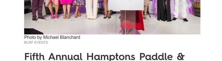 Fifth Annual Hamptons Paddle &amp; Party for Pink Raises $1.8 Million for Research