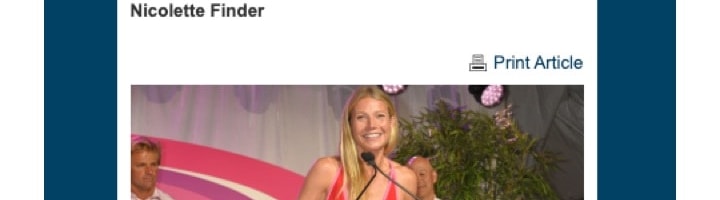 Gwyneth Paltrow Helps Raise $1.75 Million For BCRF During Hamptons Paddle &amp; Party For Pink