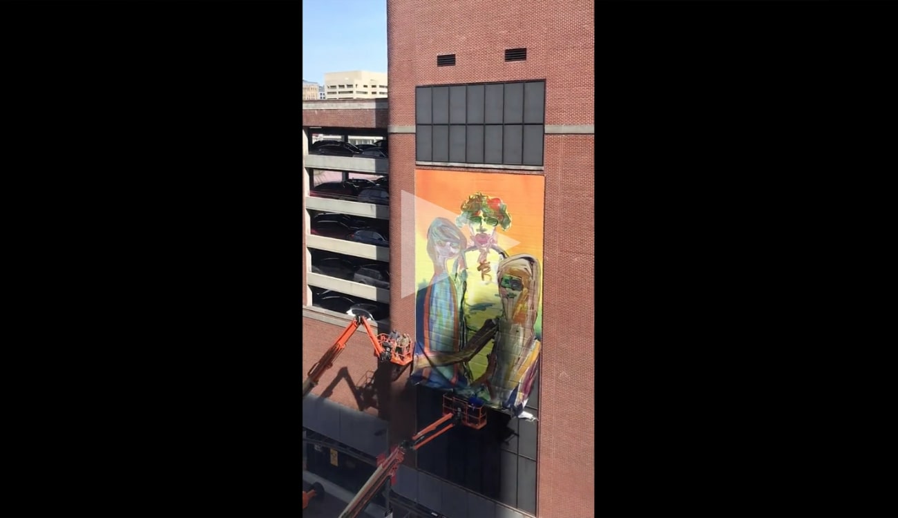 EDIE BEAUCAGE: Timelapse of Giant Characters Banner