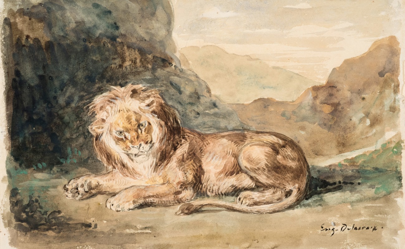 Eugène Delacroix Drawings, Watercolors, Pastels, and Small Oils