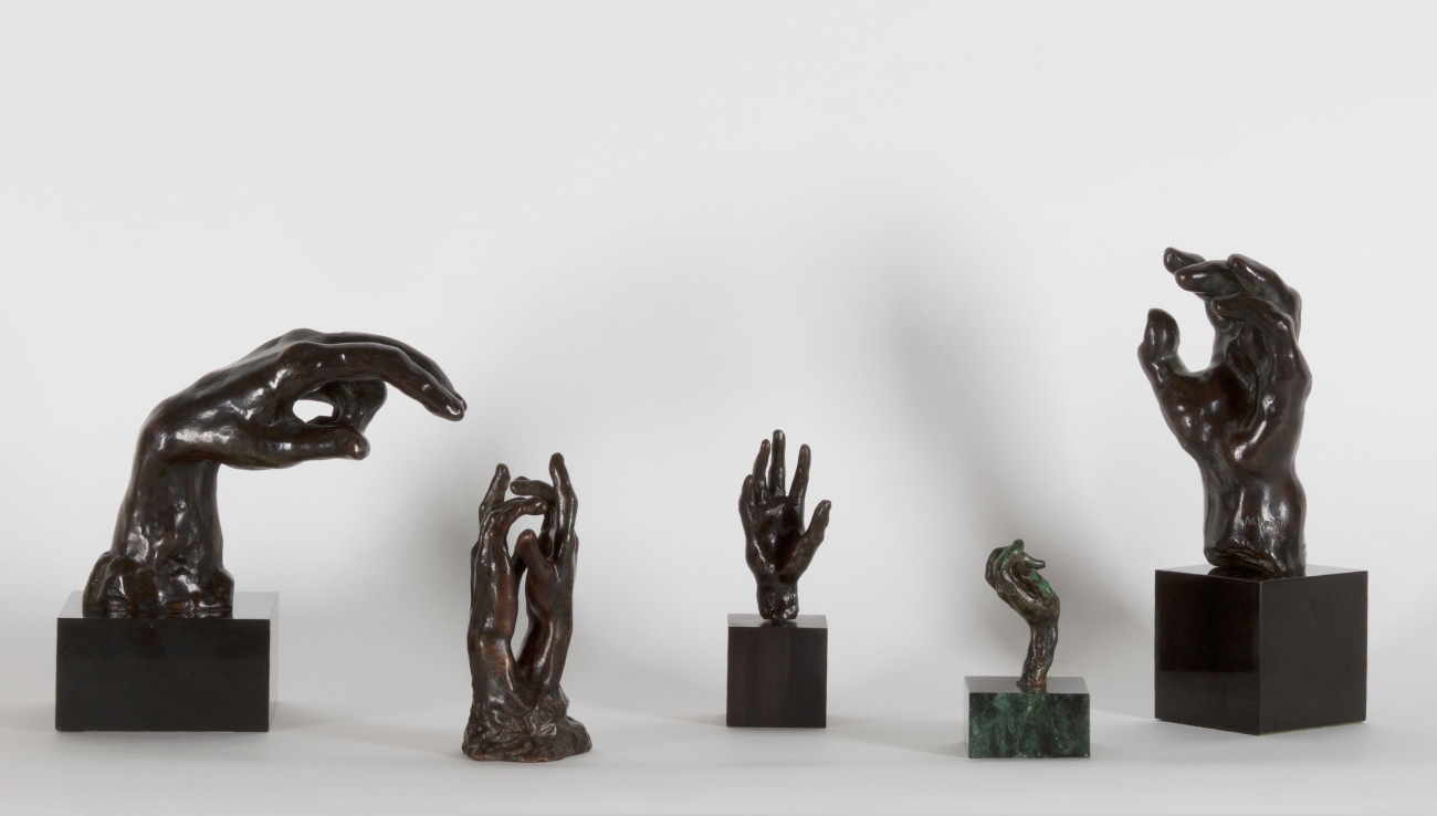 Auguste Rodin: 5 Sculptures of Hands