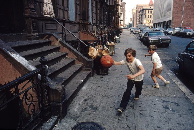 Walter Iooss (b. 1943), Street Ball, New York, NY, 1971