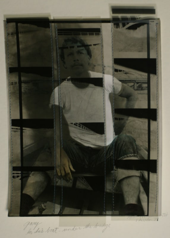 Keith A. Smith - Gary in His Boat Under the Bridge, August 1, 1971 | Frieze Masters 2019 | Bruce Silverstein Gallery