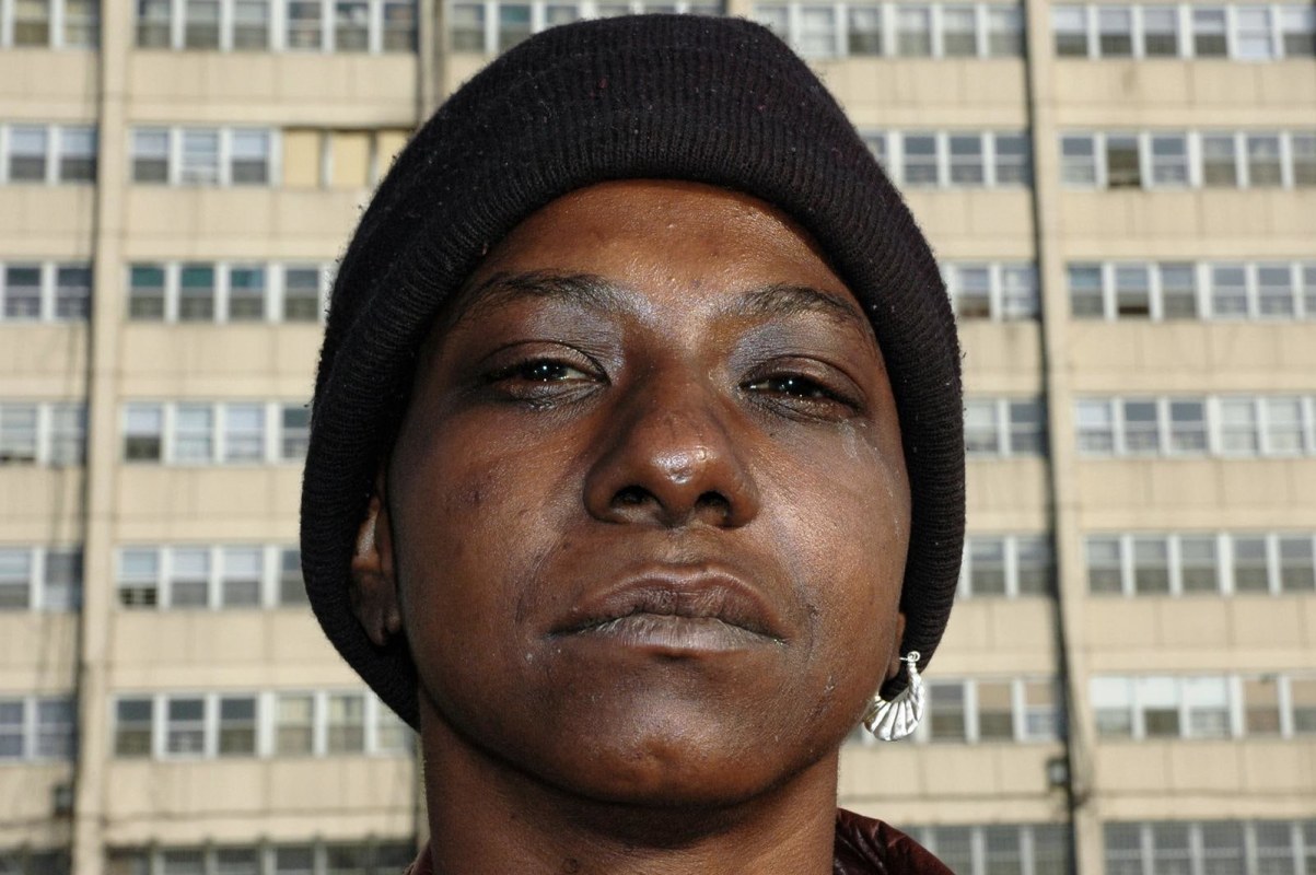 Zoe Strauss -
Woman at Cabrini Green, 2001-2006 | Bruce Silverstein Gallery