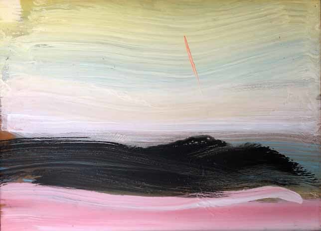 Ed Clark- Lime Green & Pink, 2006 | Frieze Masters 2020 : Adger Cowans & Friends | Bruce Silverstein Gallery
