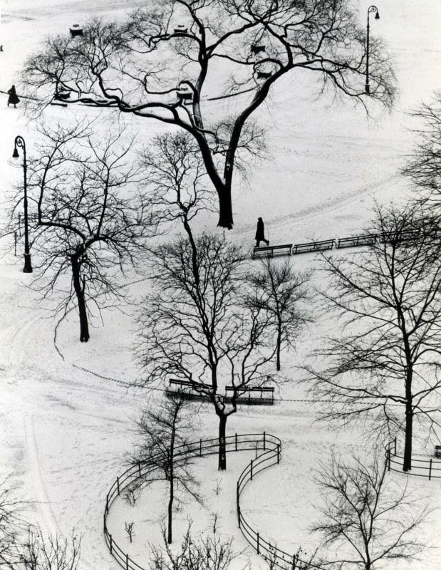André Kertész (1894-1985), Washington Square Day, 1954