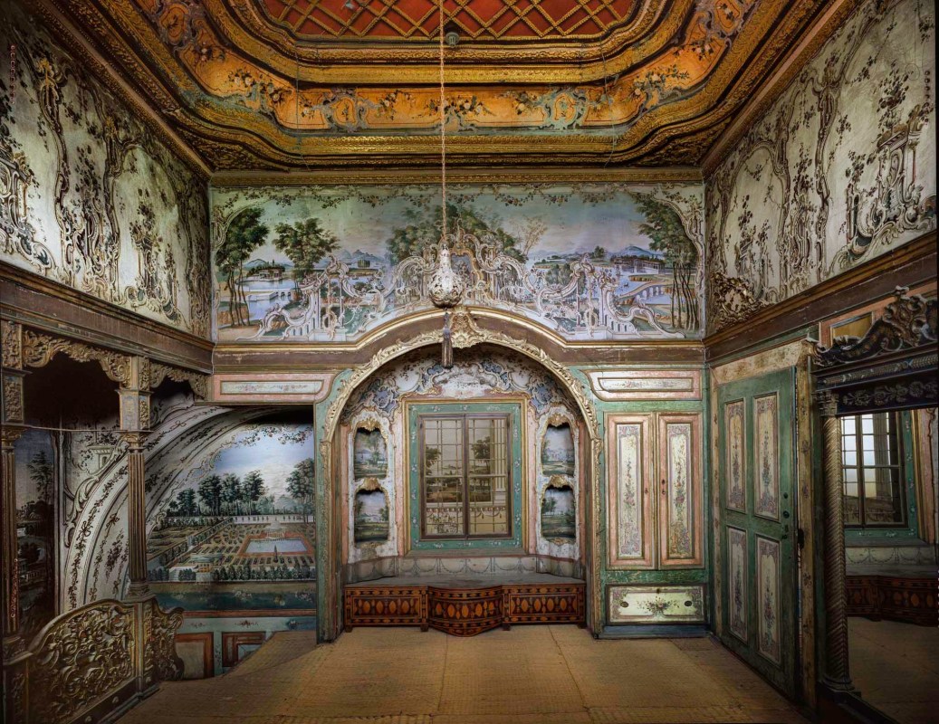 Ahmet Ertug - Hall of Mihrişah Sultan Apartment, Harem, 1989 | Art Basel 2020 | Bruce Silverstein Gallery
