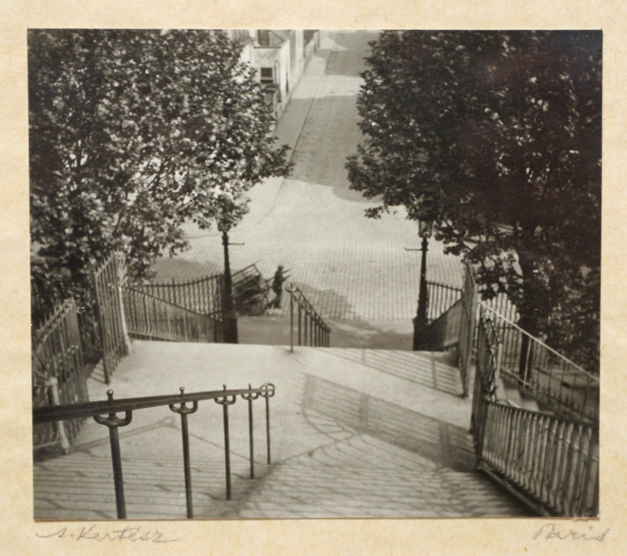 André Kertész - Stairs, Montmartre, 1926 | Art Basel 2020 | Bruce Silverstein Gallery