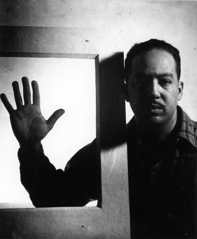 Gordon Parks - Langston Hughes, Chicago, 1941 | Frieze Masters 2020 : Adger Cowans & Friends | Bruce Silverstein Gallery