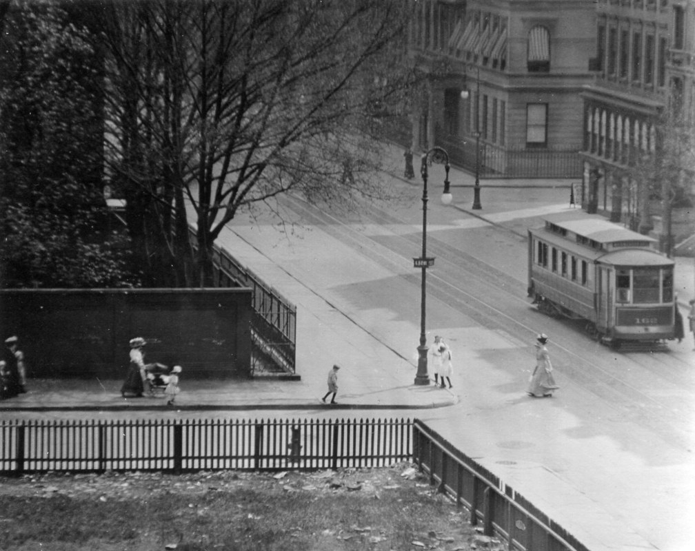 Alfred Stieglitz - Sunday Afternoon - From My Window, 1111 Madison Avenue, Looking South, 1901 | Art Basel 2020 | Bruce Silverstein Gallery