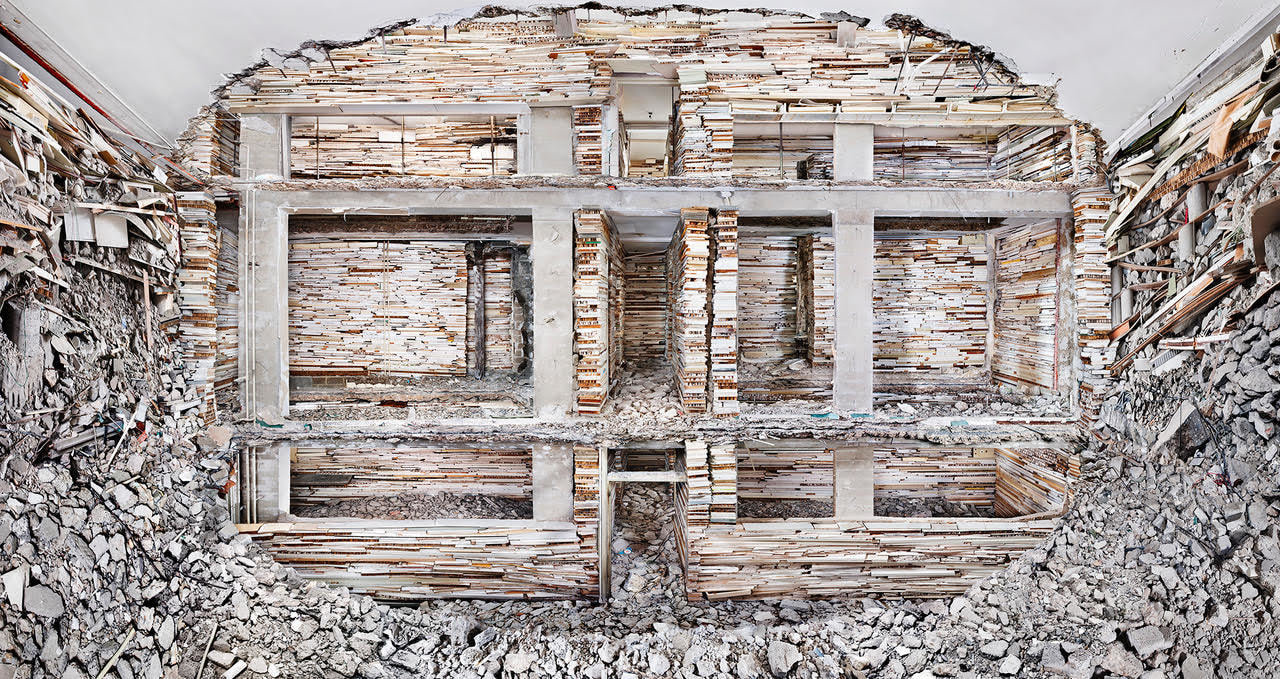 Marjan Teeuwen - Destroyed House Piet Mondriaanstraat 2, 2017 | The Armory Show 2019 | Bruce Silverstein Gallery