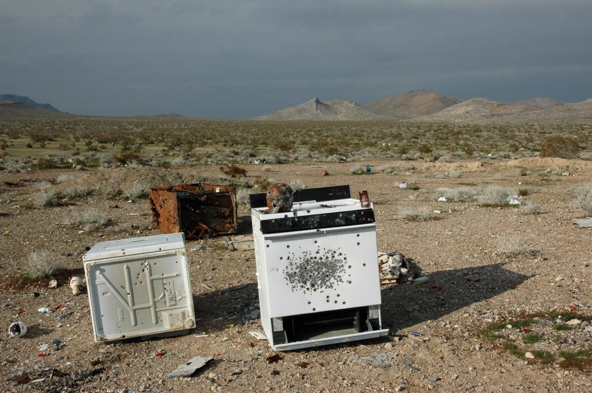 Zoe Strauss -
Shot Appliances, 2001-2006 | Bruce Silverstein Gallery