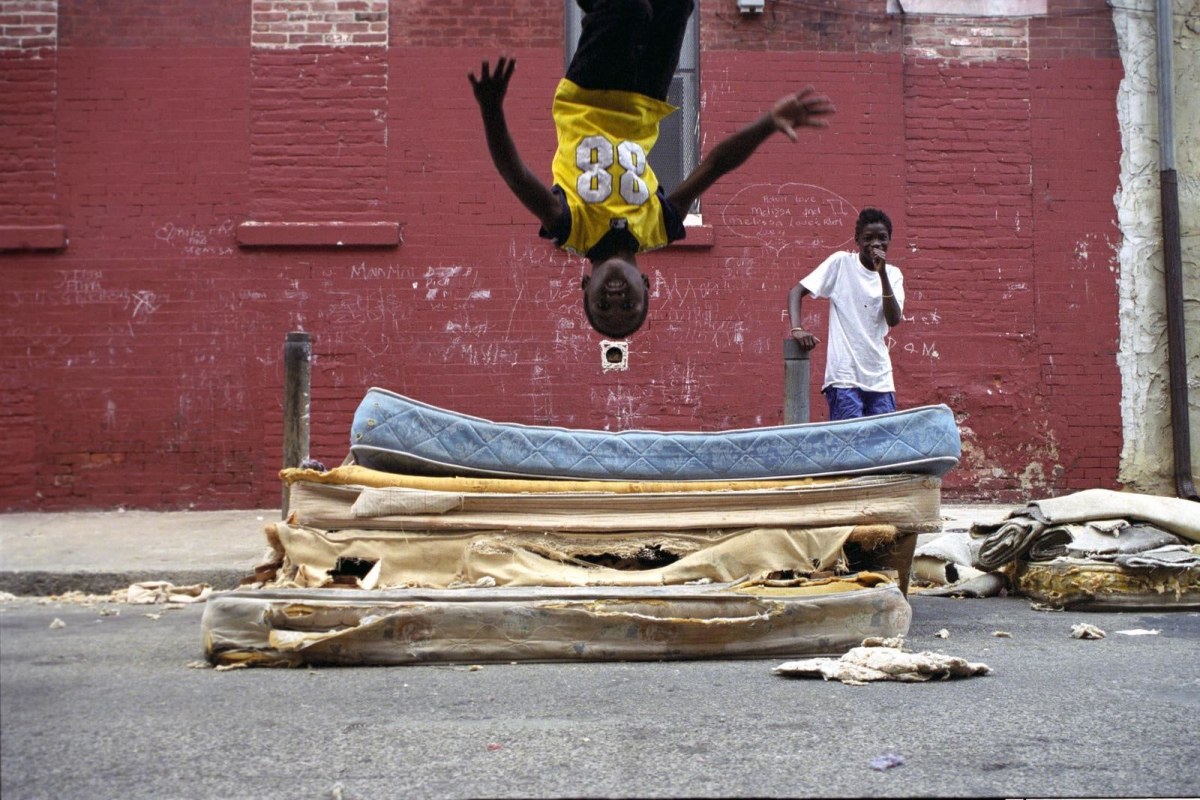 Zoe Strauss -
Mattress Flip, 2001-2006 | Bruce Silverstein Gallery