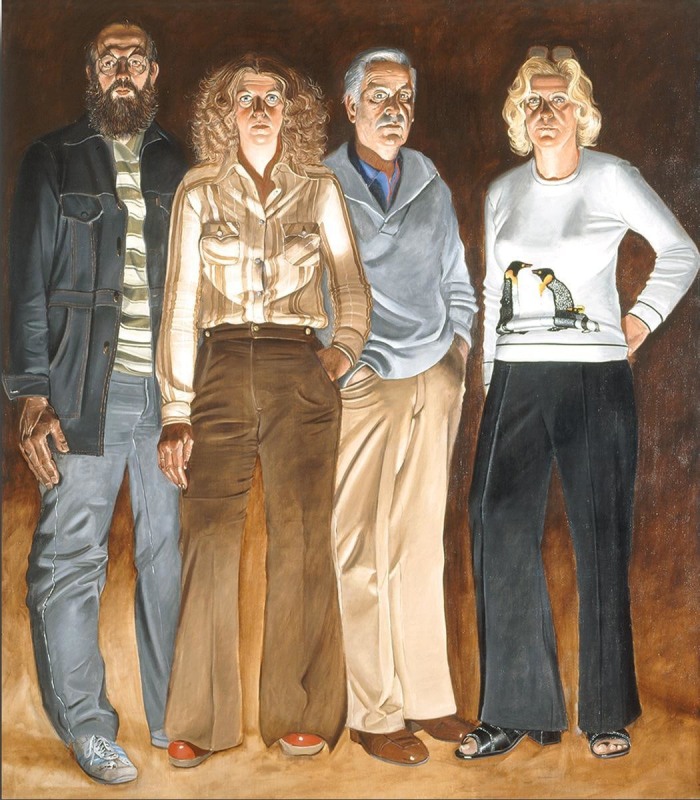Alfred Leslie -
Americans: Youngstown, Ohio, 1977-1978 Left panel | Frieze New York 2017 | Bruce Silverstein Gallery
