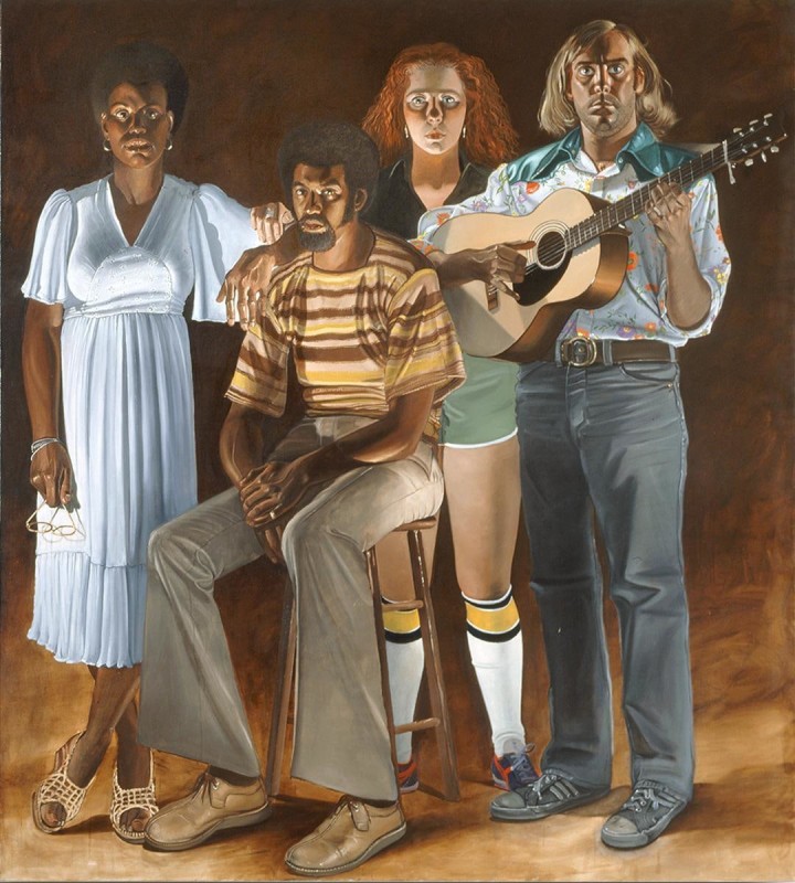 Alfred Leslie -
Americans: Youngstown, Ohio, 1977-1978 (right panel) | Frieze New York 2017 | Bruce Silverstein Gallery
