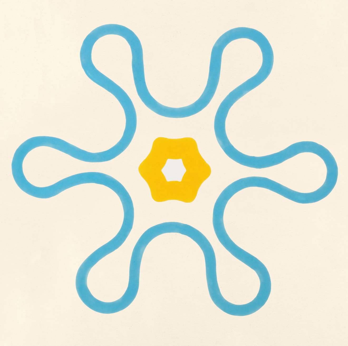 Arcturus, 1963 Oil-based enamel on canvas