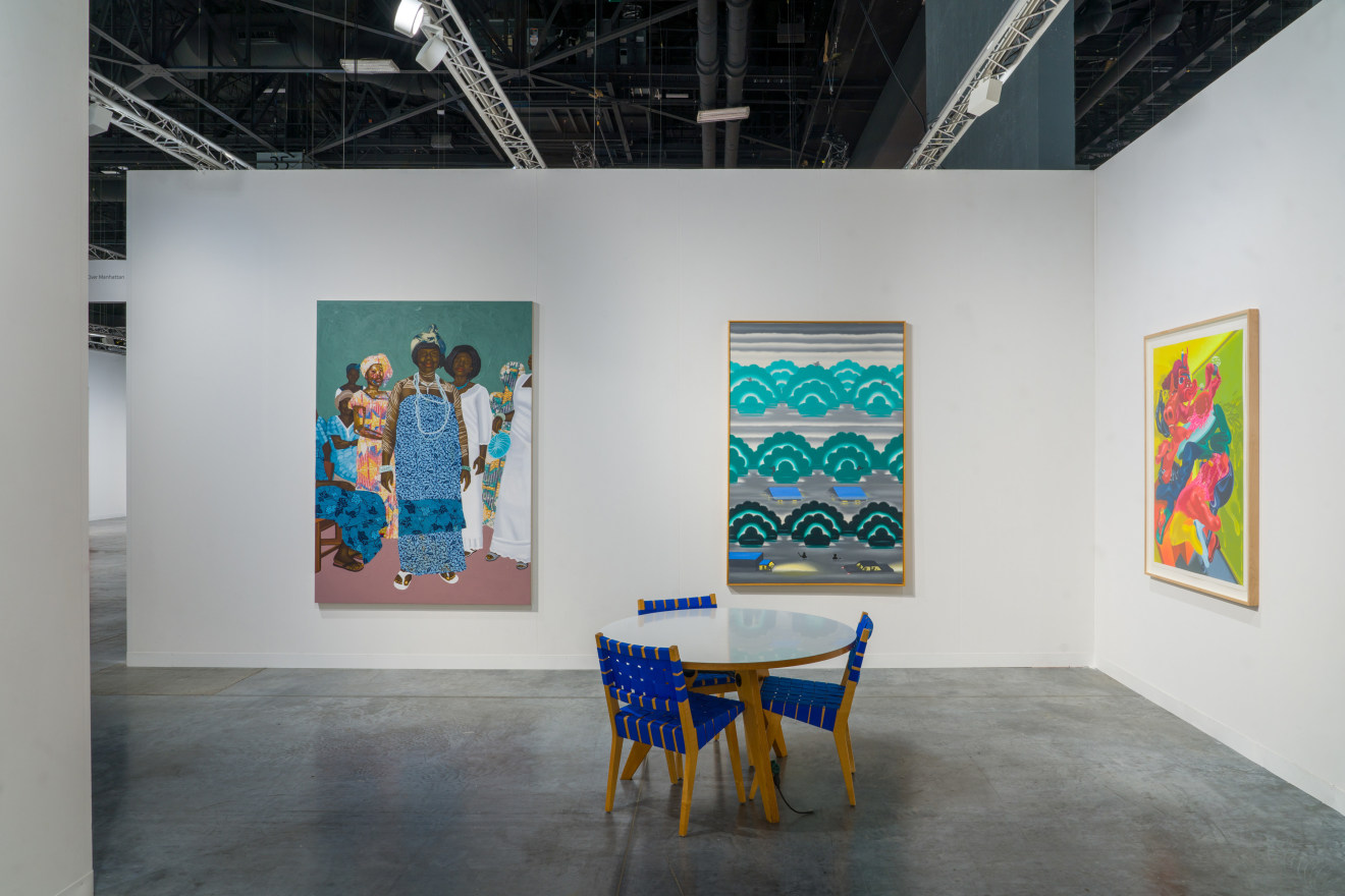 Installation view of Venus Over Manhattan booth at Art Basel Miami Beach 2021