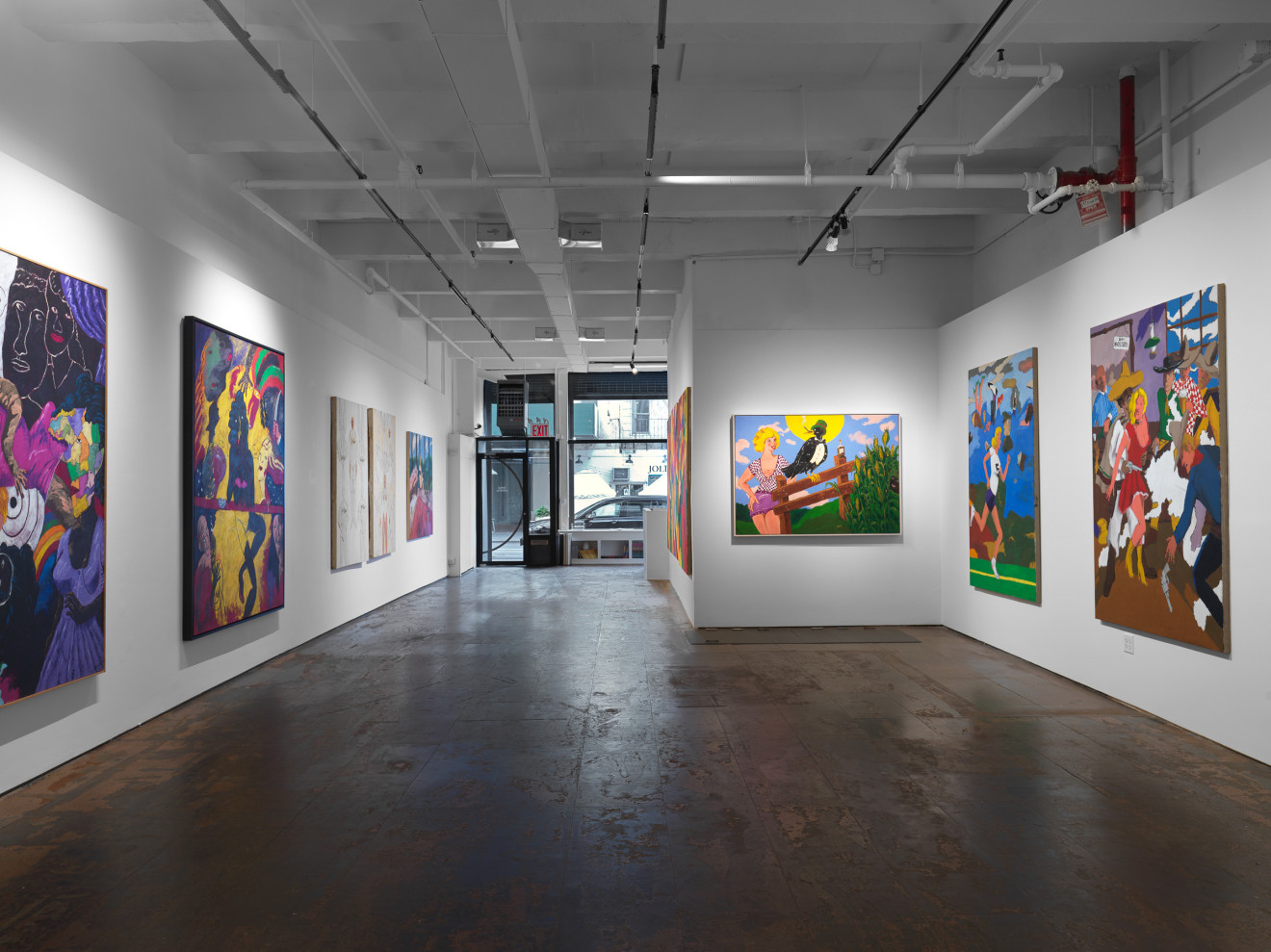 Installation view of Robert Colescott: Women, Venus Over Manhattan, New York, 2022