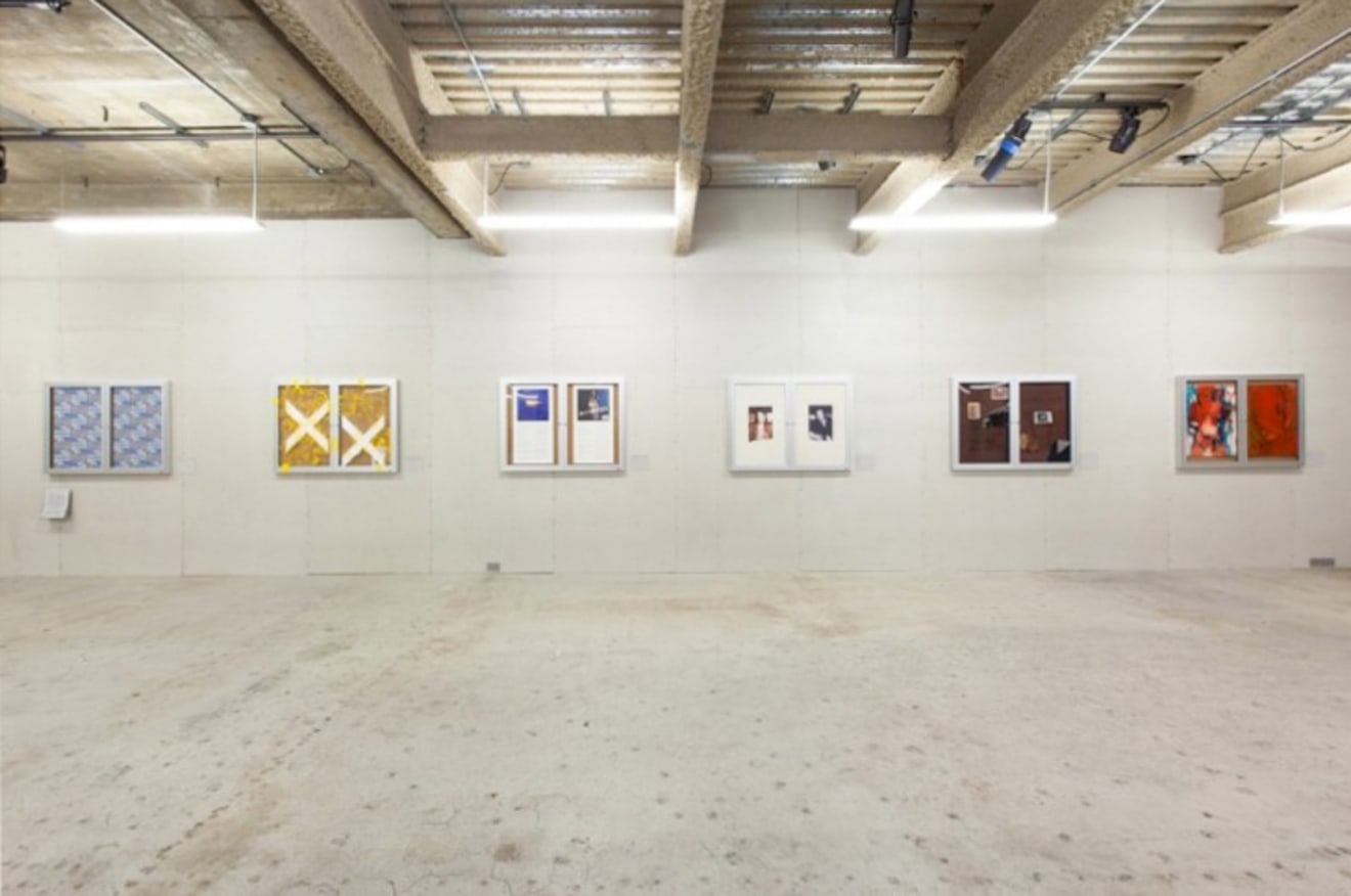 Installation view of Bulletin Boards, Venus Over Manhattan, 2012