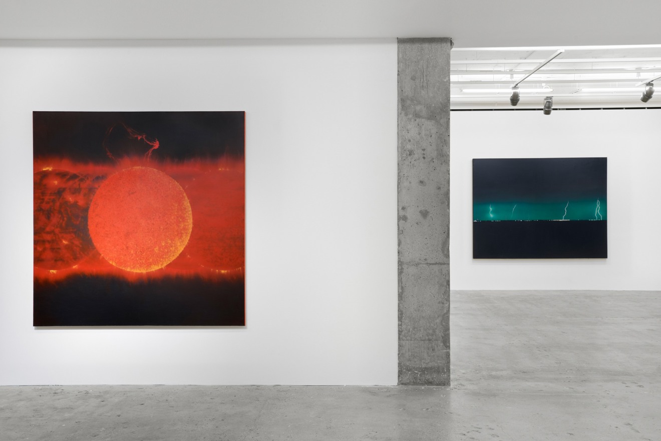 Installation view of Jack Goldstein, New York, Venus Over Manhattan, 2017