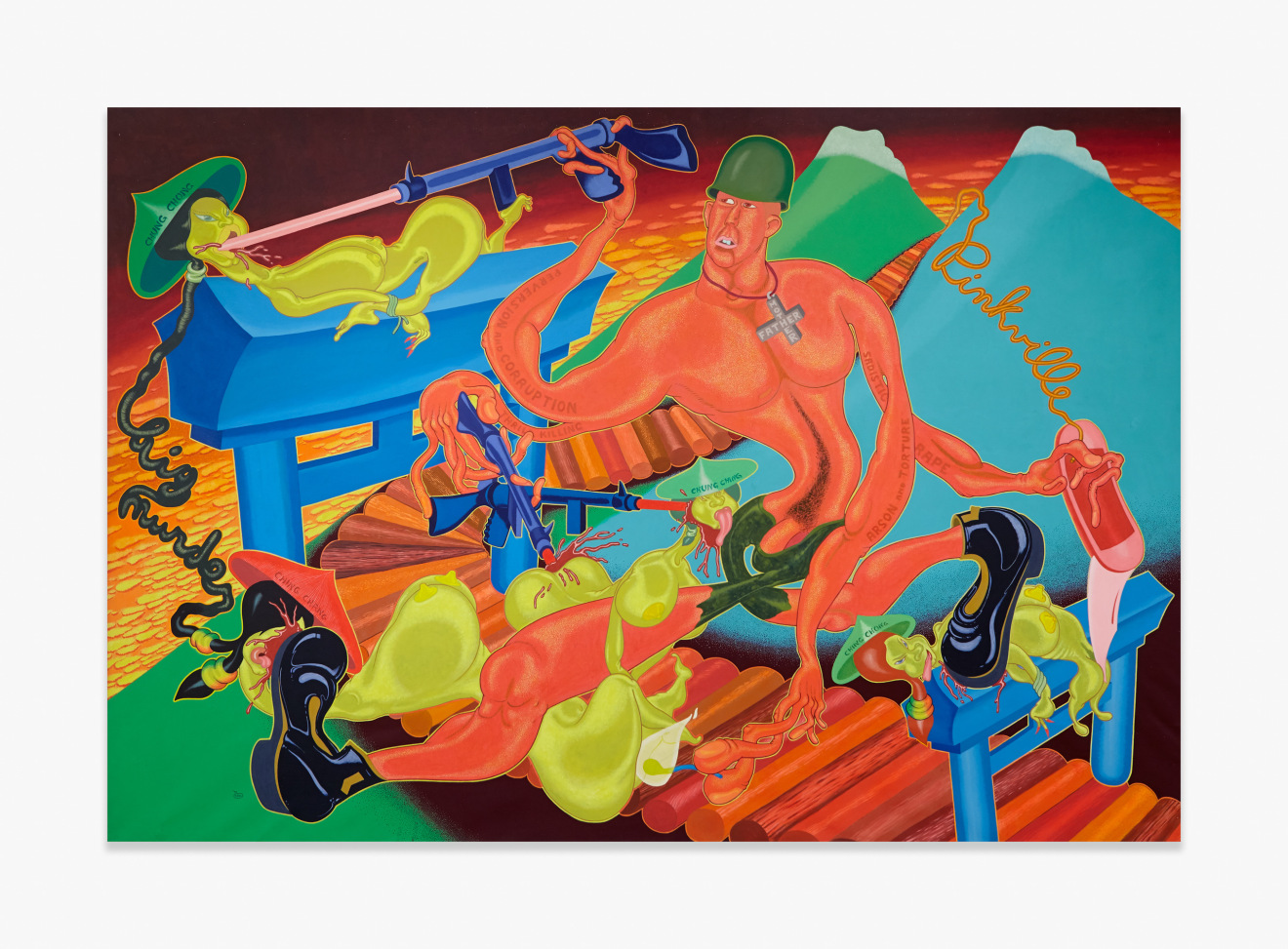 Peter Saul  Pinkville