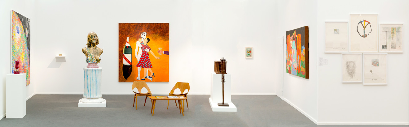 Installation image of Frumkin's Funk, Frieze Masters, London, 2018