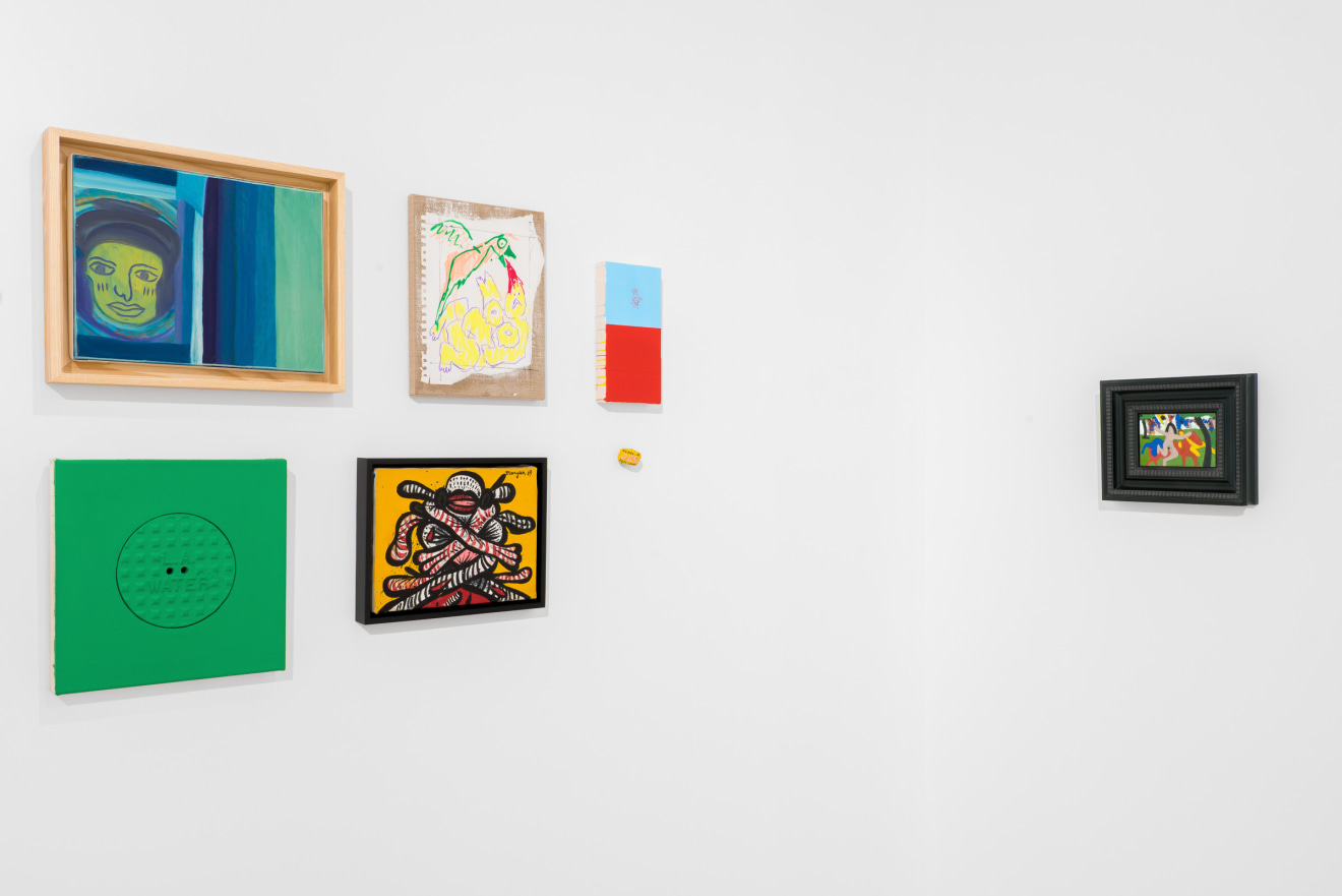 Installation view of Small Paintings at Venus Over Manhattan New York in 2022