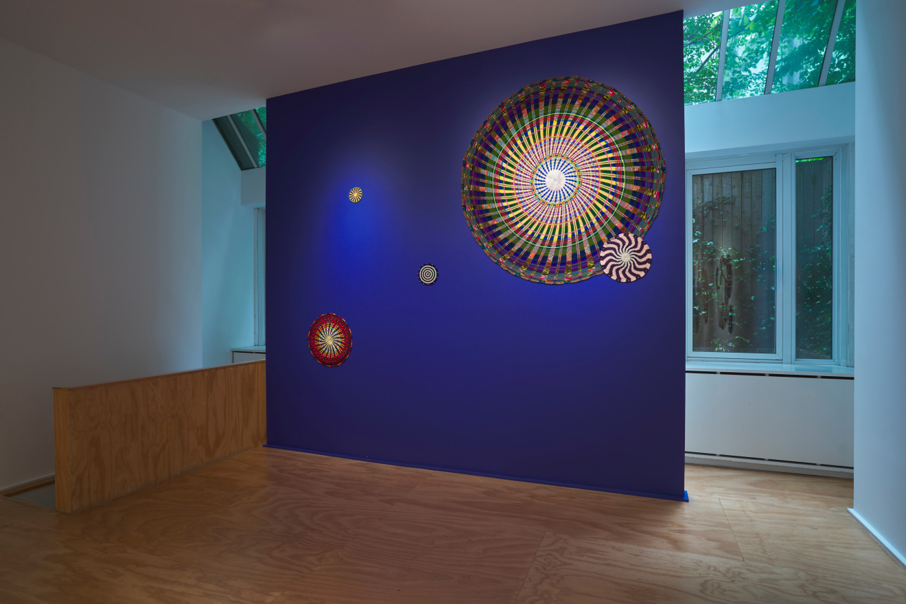 Installation view of Xenobia Bailey's exhibition at Venus Over Manhattan