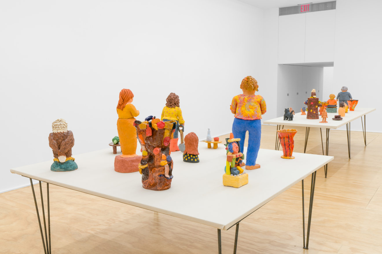 Installation view of &ldquo;Sally Saul: People &amp; Vases,&rdquo; Venus Over Manhattan, New York, 2023