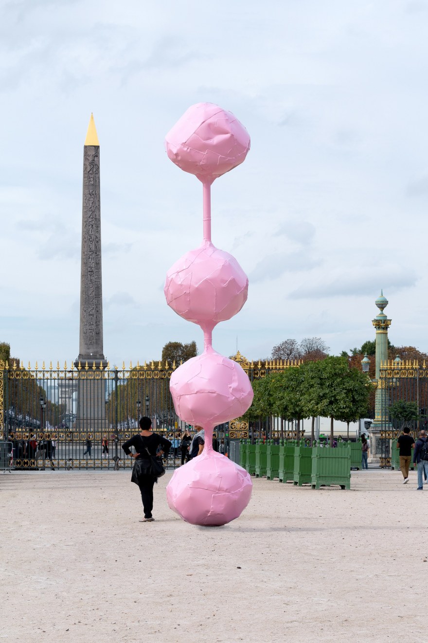 Installation view of Franz West: Dorit, FIAC Hors les Murs, Paris, 2018